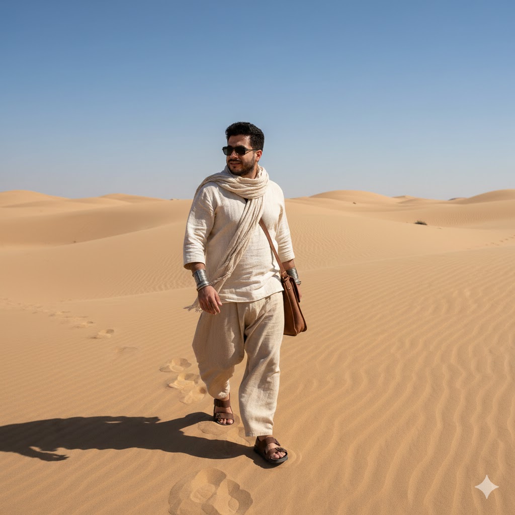 After: Prompt 54 (Wandering Spirit):
Subject: A weathered... - AI Generated Result